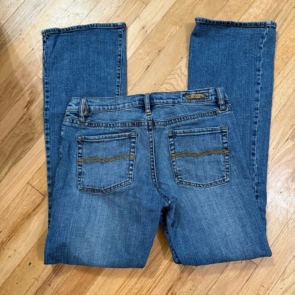 Buffalo David Bitton women’s Stripes-X bootcut jeans- size 32- EUC